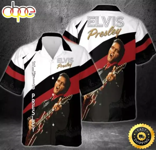 Elvis Presley Music Brand Tour 2023 Hawaiian Shirt