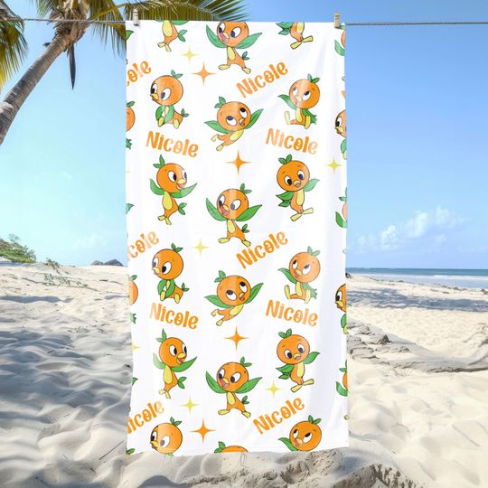 Orange Bird Towel, Disney Orange Bird, DisneyTowel, Sunshine Tree Terrace, Magic Kingdom Towel, Disney Gift, Disney Home