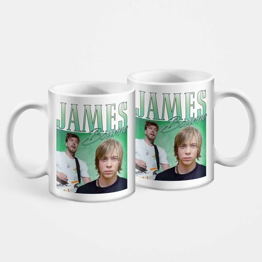 James Bourne Appreciation Mug, Throwback, Homage, Stag Do,  Hen Party, Punk Rock, Music Mug, Concert Mug, Tour Mug, Coffee, Tea
