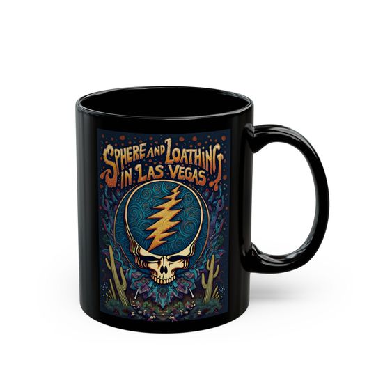 Dead and Company Sphere Las Vegas Coffee Cup, Grateful Dead Fan Gift, Tour Merchandise, Music Festival