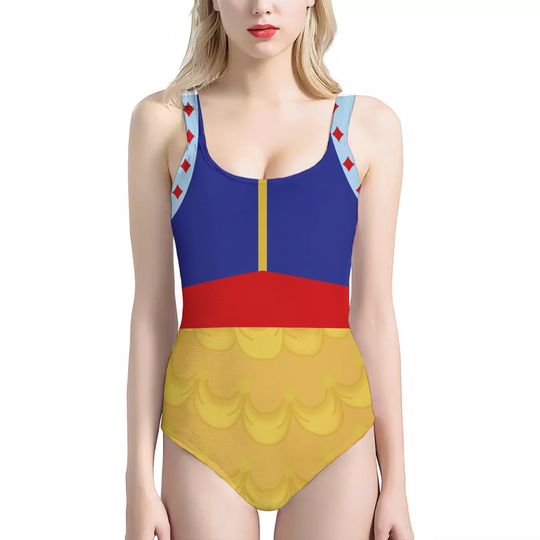 one piece swimsuit , Princess Swimsuit , Snow White Swimsuit ,