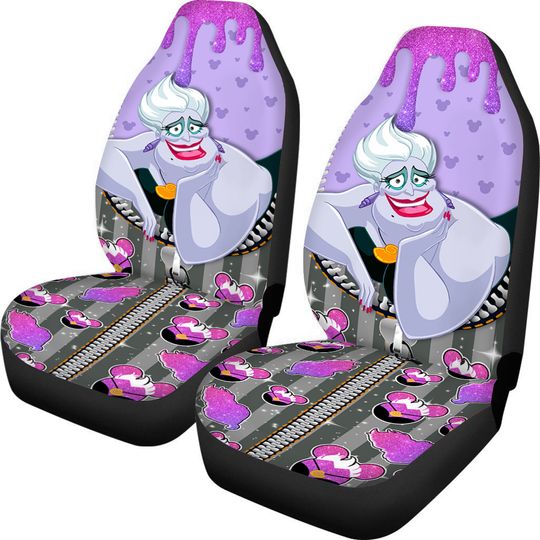 Christmas Ursula Seat Covers, Ursula Auto Seat Cover