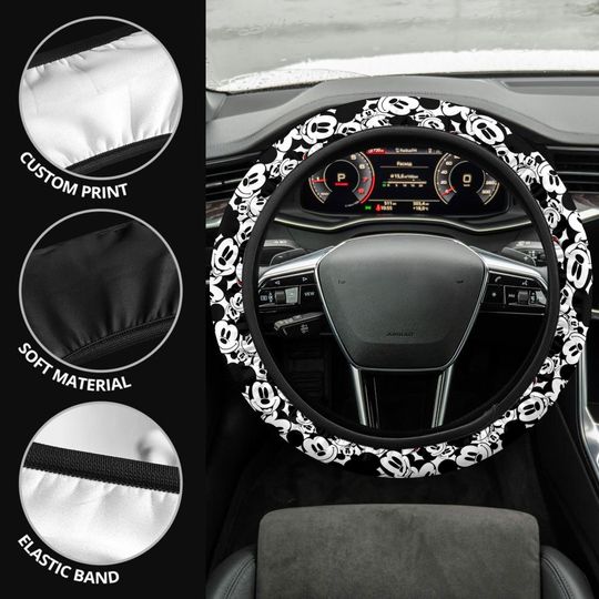Mickey Friends Car Steering Wheel Cover