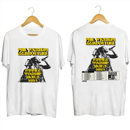 Phil Wickham and Brandon Lake Tour 2025 Shirt Fan Gift