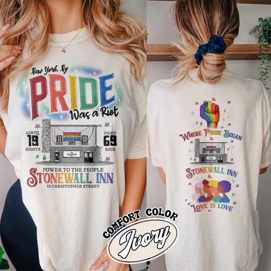 Pride Month T Shirt, Stonewall Inn Shirt, Gay Pride Stonewall, the First Pride Was a Riot Shirt, LGBTQ+ Shirt, Pride Month, Pride Was a Riot
