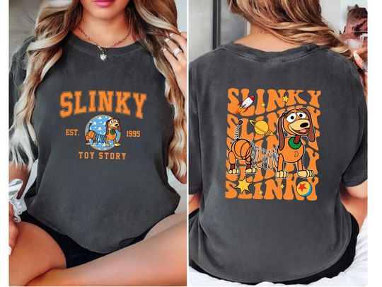 Toy Story Slinky Dog Shirt, Comfort Colors Toy Story Tees, Disneyland Family Trip Tees, Toy Story Slinky Fans Tees, Toy Story Party Tees