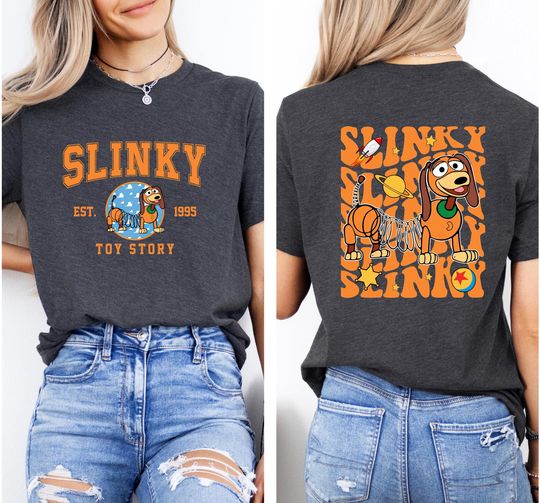 Toy Story Slinky Dog Shirt, Toy Story Tees, Disneyland Family Trip Tees, Toy Story Slinky Fans Tees, Toy Story Party Tees, Birthday Gifts