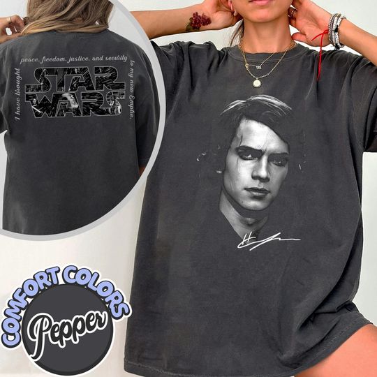 Oversized Anakin Revenge of the Sith Tee, Anakin Skywalker Shirt Darth Vader Tee, Kenobi T-Shirt Star Wars Movie Revenge of the Sith tee