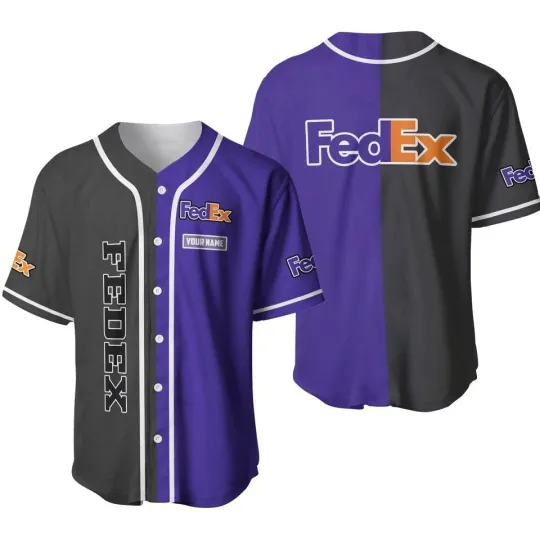 FedEx Baseball Jersey, FedEx Ground Baseball Jersey