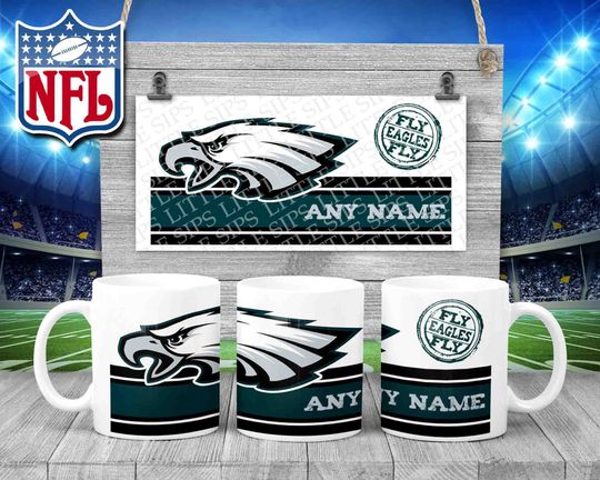 Philadelphia Eagles - football Themed Personalised Mug