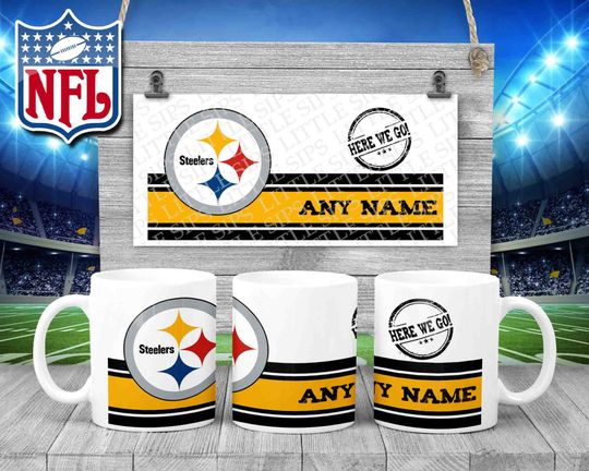 Discover Pittsburgh Steeler - football Themed Personalised Mug