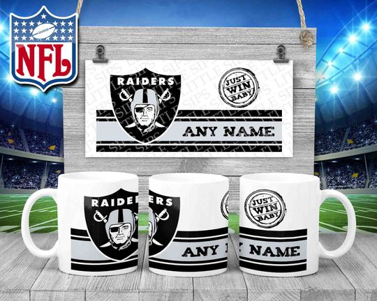 Las Vegas Raiders - football Themed Personalised Mug