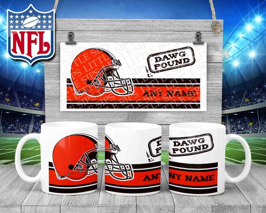 Cleveland Browns - football Themed Personalised Mug