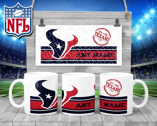 Houston Texans - football Themed Personalised Mug