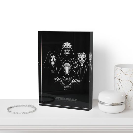 Star Wars Photo Block - Father's Day Gift - Gift For Him - Home Decor - Sith Bohemian