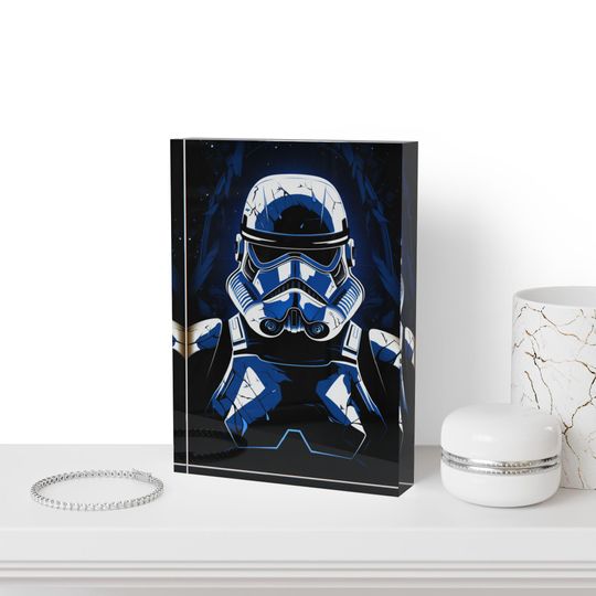 Star Wars Photo Block - Father's Day Gift - Gift For Him - Home Decor - Imperial Stormtrooper