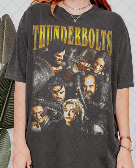 Retro 90's Comfort Colors Thunderbolts* T-Shirt, Yelena Belova BUCKYY Bn Barnes Movie Fan Bootleg Tee T-Shirt, Gift For Women and Man