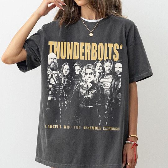 Oversized Thunderbolts T-Shirt, Thunderbolts Merch, Unisex Style T-Shirt, Winter Soldier Merch 21425MD55
