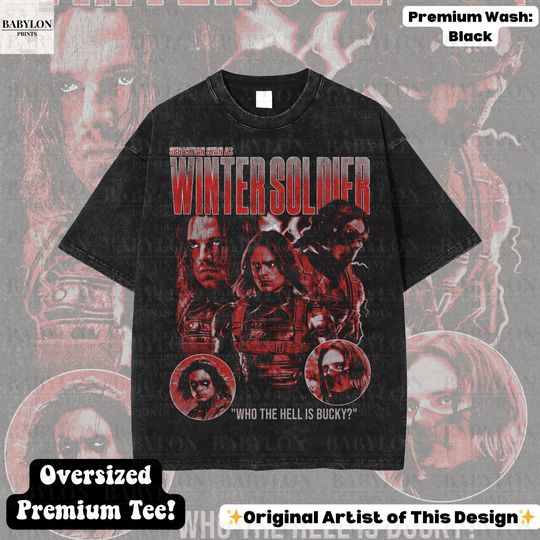 Oversized Winter Soldier T Shirt, BUCKYY Bn Barnes Vintage Shirt, BUCKYY Bn Barnes Retro 90s Tshirt, BUCKYY Bn Barnes Bootleg Tee The Winter Soldier tee