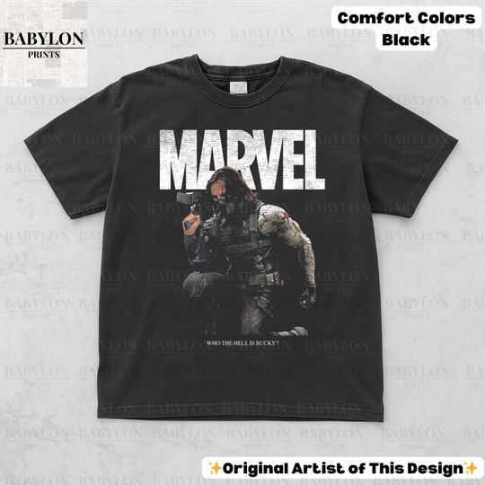 Vintage Winter Soldier T Shirt, BUCKYY Bn Barnes Vintage Shirt, Retro Marvel Thunderbolts Tshirt, BUCKYY Bn Barnes Winter Soldier Sebastian Stan Tee