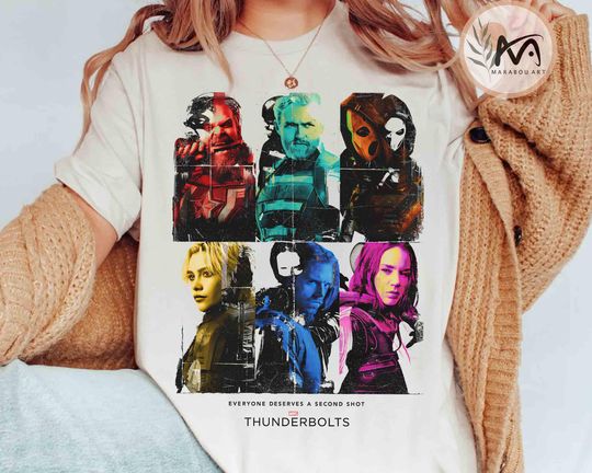 Thunderbolts Movie Vintage Shirt, BUCKYY Bn Barnes Shirt, Yelena Belova, Marvel Poster Tee Avengers Campus Shirt, Disney Family Trip