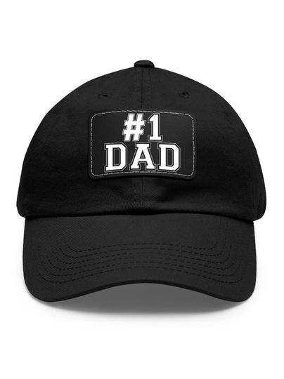 Father's Day Gift, Funny New Dad Cap, New Dad Hat, Fathers Day Gift Idea, New Super Dad Announcement Hat,Dad Hat with Leather Patch,Dad Gift