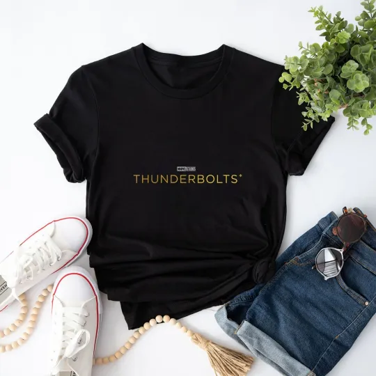 Marvel Studios Thunderbolts Movie Logo MCU Avengers Campus T-Shirt