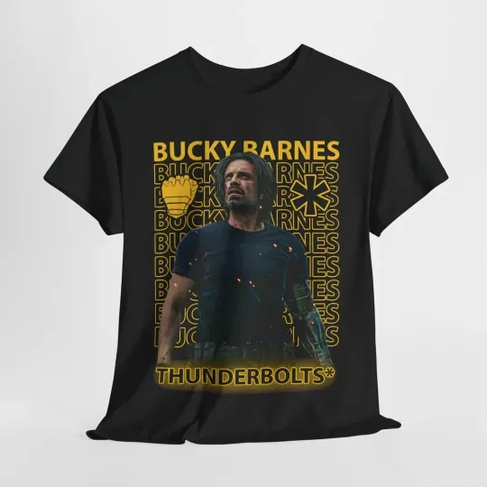 Winter Soldier Thunderbolts 2025 T-Shirt, BUCKYY Bn Barnes Streetwear Graphic Tee