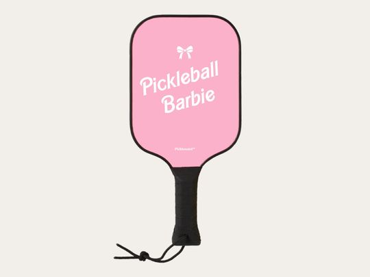 Pickleball Paddle - Retro Barbie Doll