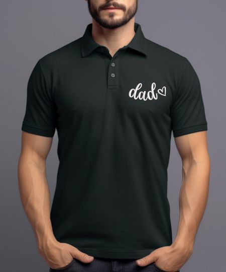 Dad Embroidery Shirt,Father Day Gift,Father Embroidery Shirt,Father Birthday Gift,Dad Life Polo Shirt,Funny Father Polo
