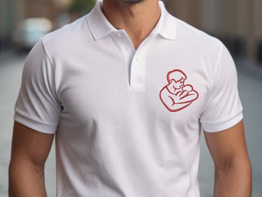 Dad Embroidery Shirt,Father Day Gift,Father Embroidery Shirt,Father Birthday Gift,Dad Life Polo Shirt,Funny Father Polo