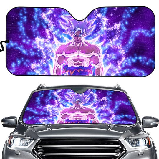 Goku Dragon Ball Super Auto Sun Shade, Cartoon gift Idea.