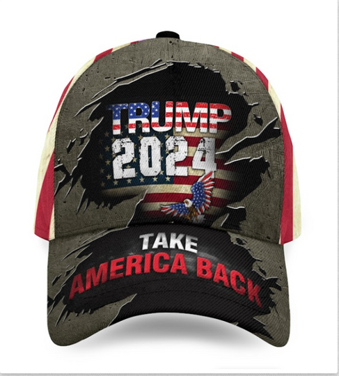 Discover Trump 2024 Take America Back MAGA Trump Never Surrender Classic Baseball Cap