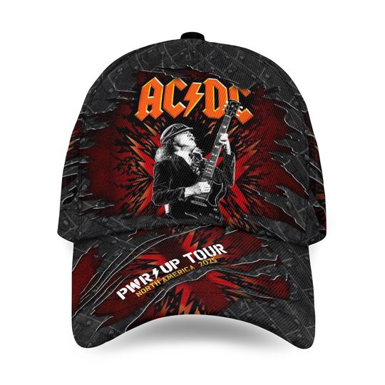 AC.D.C Adjustable Classic Cap – Rock Music Fan Hat Gift for