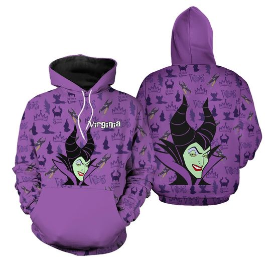 Disney Maleficent Hoodie Legging, Evil Queen Hoodie Legging Sets