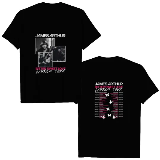 James Arthur Tour Shirt, James Arthur Merch, James Arthur Fan Gift