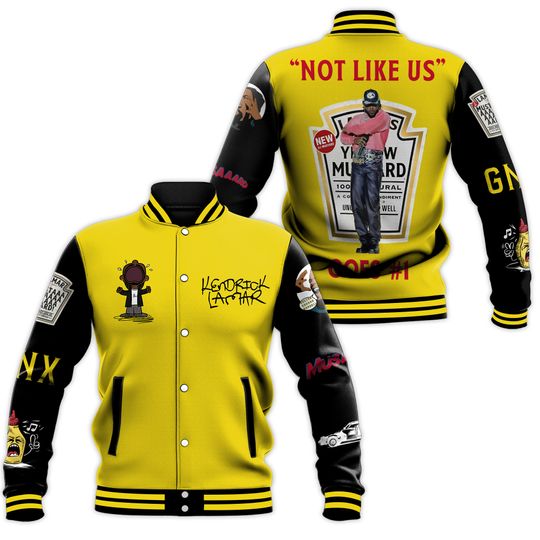 Kendrick Lamar Mustard Baseball Jacket