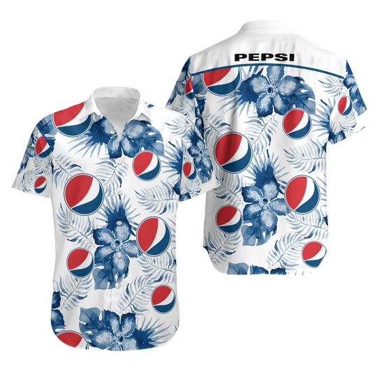 Pepsi Hawaiian Shirt, Pepsi Fan, Summer aloha vacaion Shirt