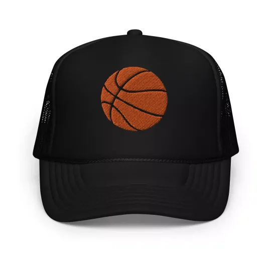 Basketball Enbroidered Foam trucker hat