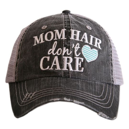 Discover Mom Hair don't Care Women's Trucker Hat