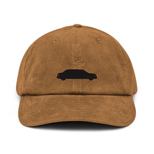 Stretched Limo Corduroy Hat, Embroidered Limo Driver Hat, Limo Embroidery - Multiple Colors