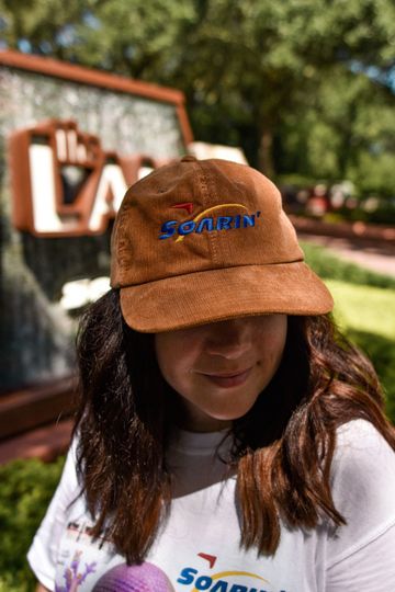 Soarin' Epcot Inspired Embroidered Corduroy Hat in Multiple Colors