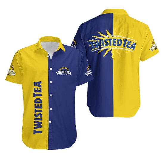 Twisted Tea Hawaiian Shirt, Twisted Tea Shorts, Twisted Tea Button Shirt, Twisted Tea Beach Shirt, Hawaiian Shirt Men, Beach Shorts