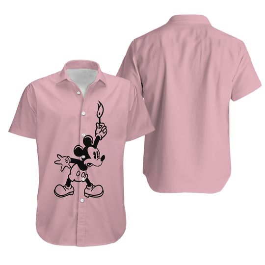 Spring Disney Mickey Women's Short Sleeve Shirt