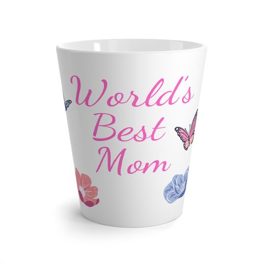 World's Best Mom Latte Mug for Mother's Day Gift