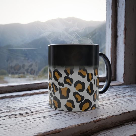 Cheetah Print Color Changing Mug 11oz
