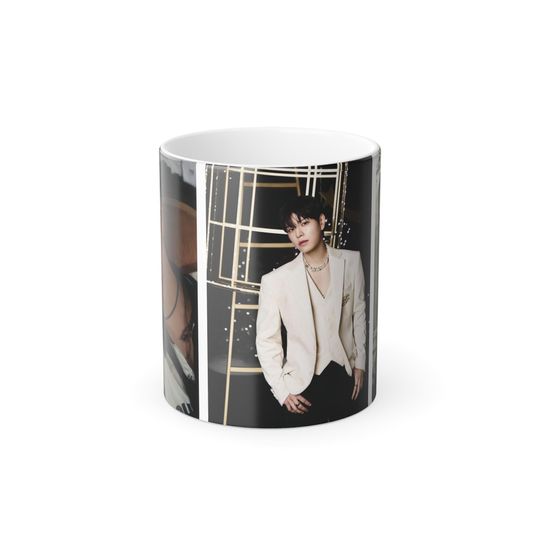 Seungmin Stray Kids Color-Changing Mug, Heat Activated 11oz Coffee Cup