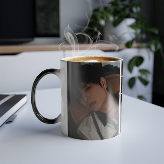 Seungmin Stray Kids Color-Changing Mug, Heat Activated 11oz Coffee Cup