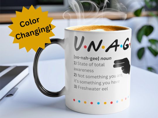 Unagi FRIENDS Color Changing Mug, 11oz