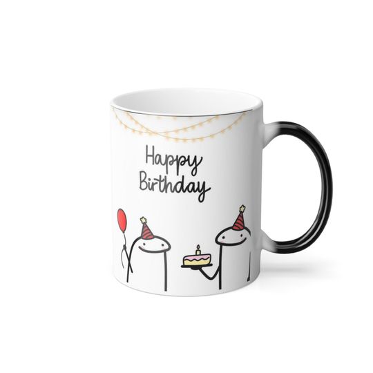 Color Morphing Birthday Mug - Unique Coffee Cup for Celebrations